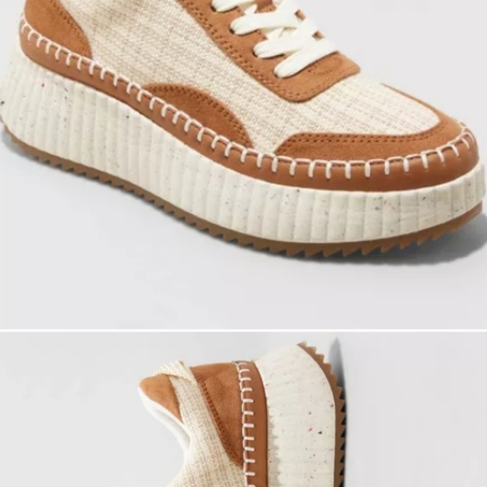 Universal Threads Perephone Tan Sneakers Size 8 - Picture 9 of 12